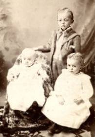 Harry, Gertrude and Martha Klein, 1899