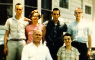 Joseph and Lorraine (Hubing) Klein family, c. 1956